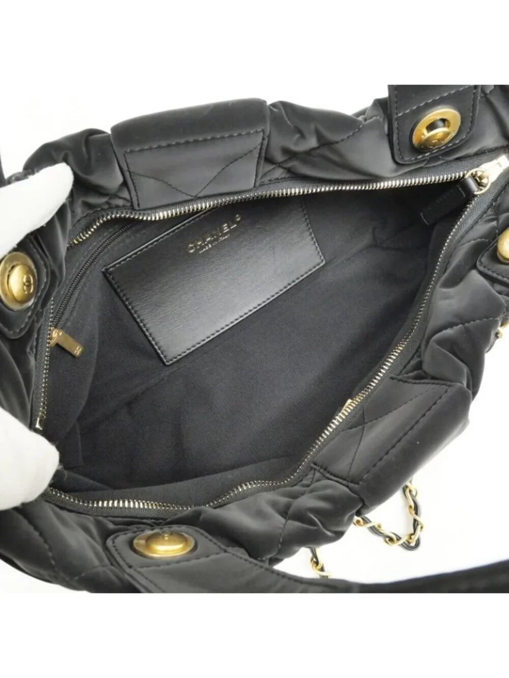 Chanel Bow Bag Chain Shoulder Hand